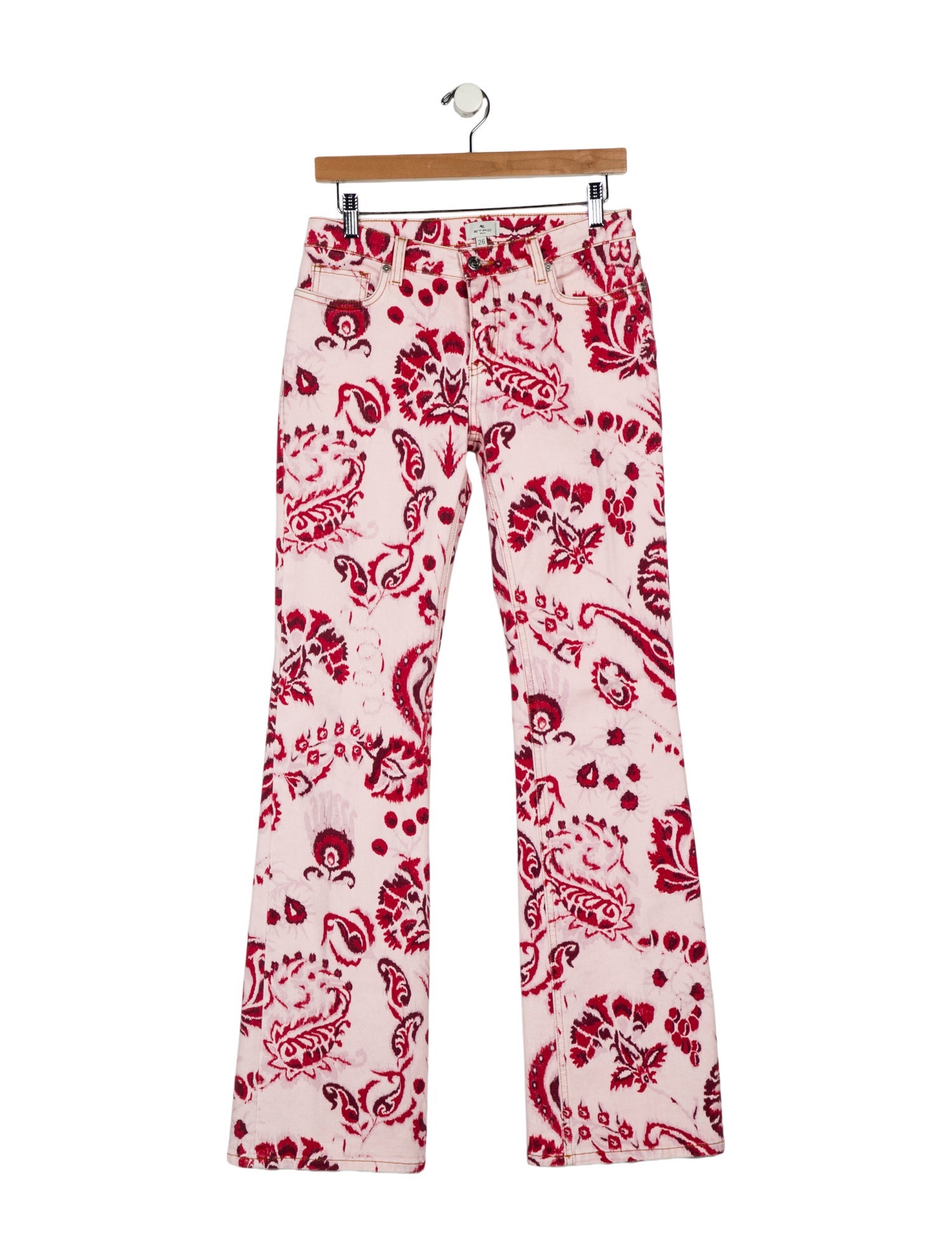 Etro Mid-Rise Straight Leg Jeans